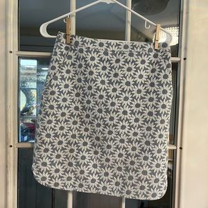 Boden blue daisy skirt
